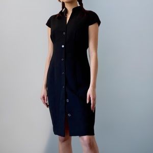 Calvin Klein | Dresses | Calvin Klein Button Down Mock Neck Dress | Poshmark Calvin Klein | Dresses | Calvin Klein Button Down Mock Neck Dress | Poshmark